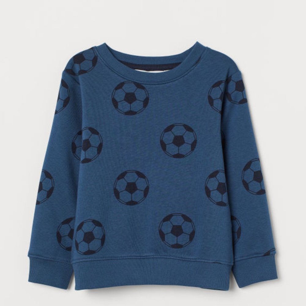 NWT toddler sweatshirt football print 3T